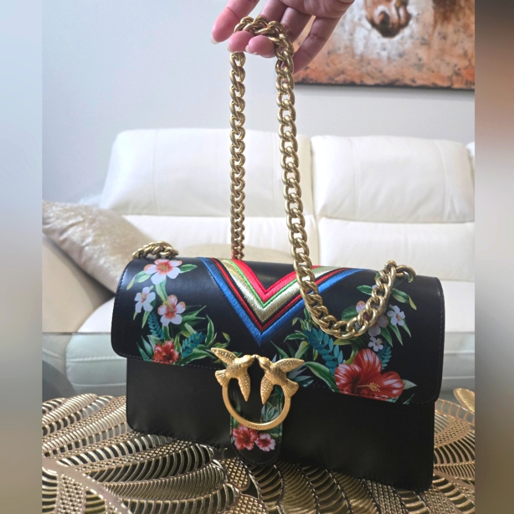 Pinko Printed & Embroidered Purse